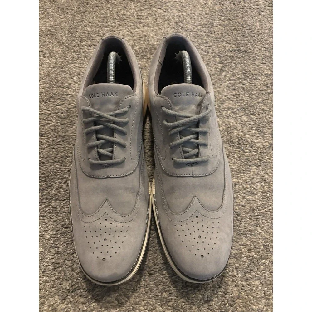 Cole Haan Original Grand / Grand 360 Wingtip Oxford Mens 10.5 Gray Casual